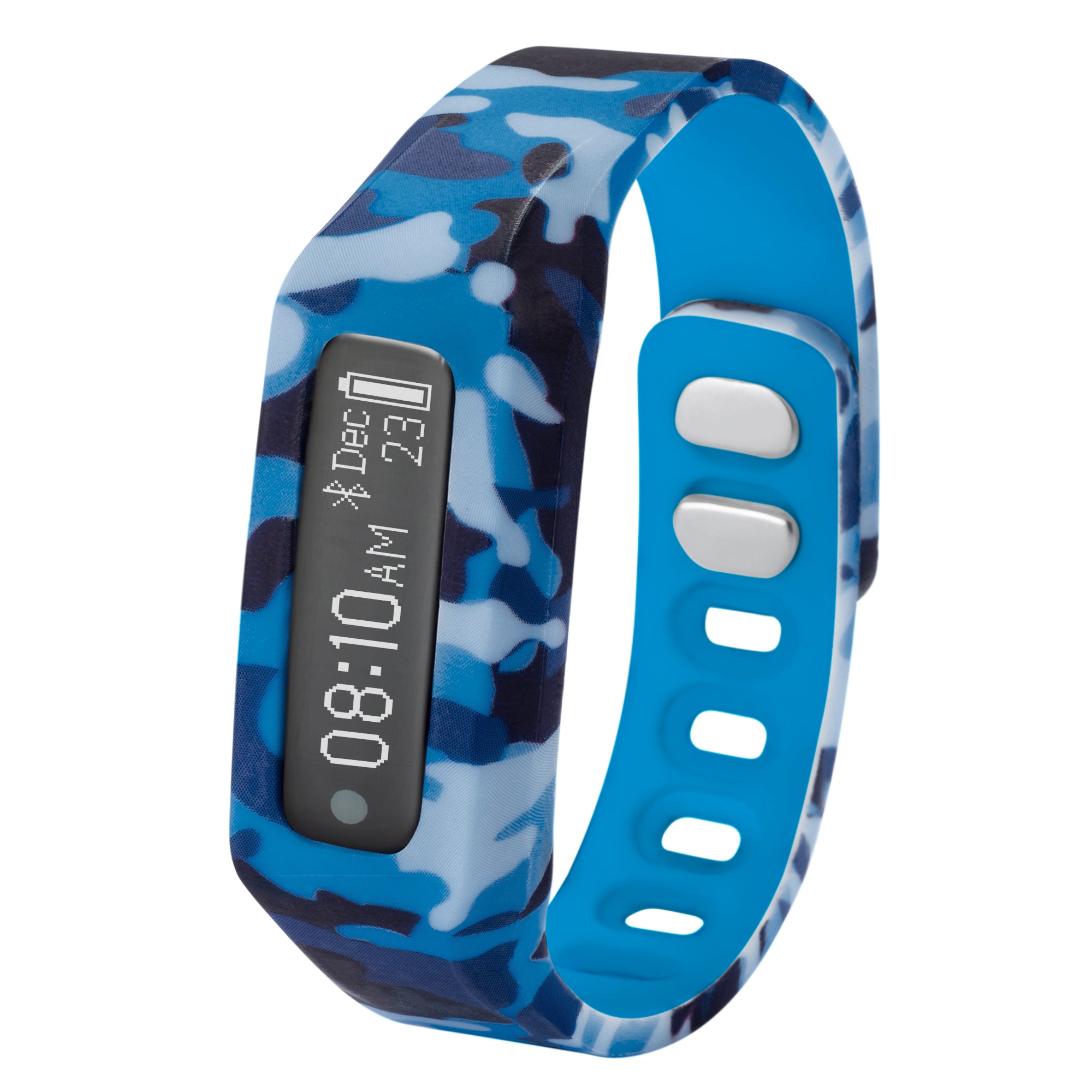 NUBAND JR CHAMPS_BLUE CAMO ACTIVITY AND SLEEP TRACKER